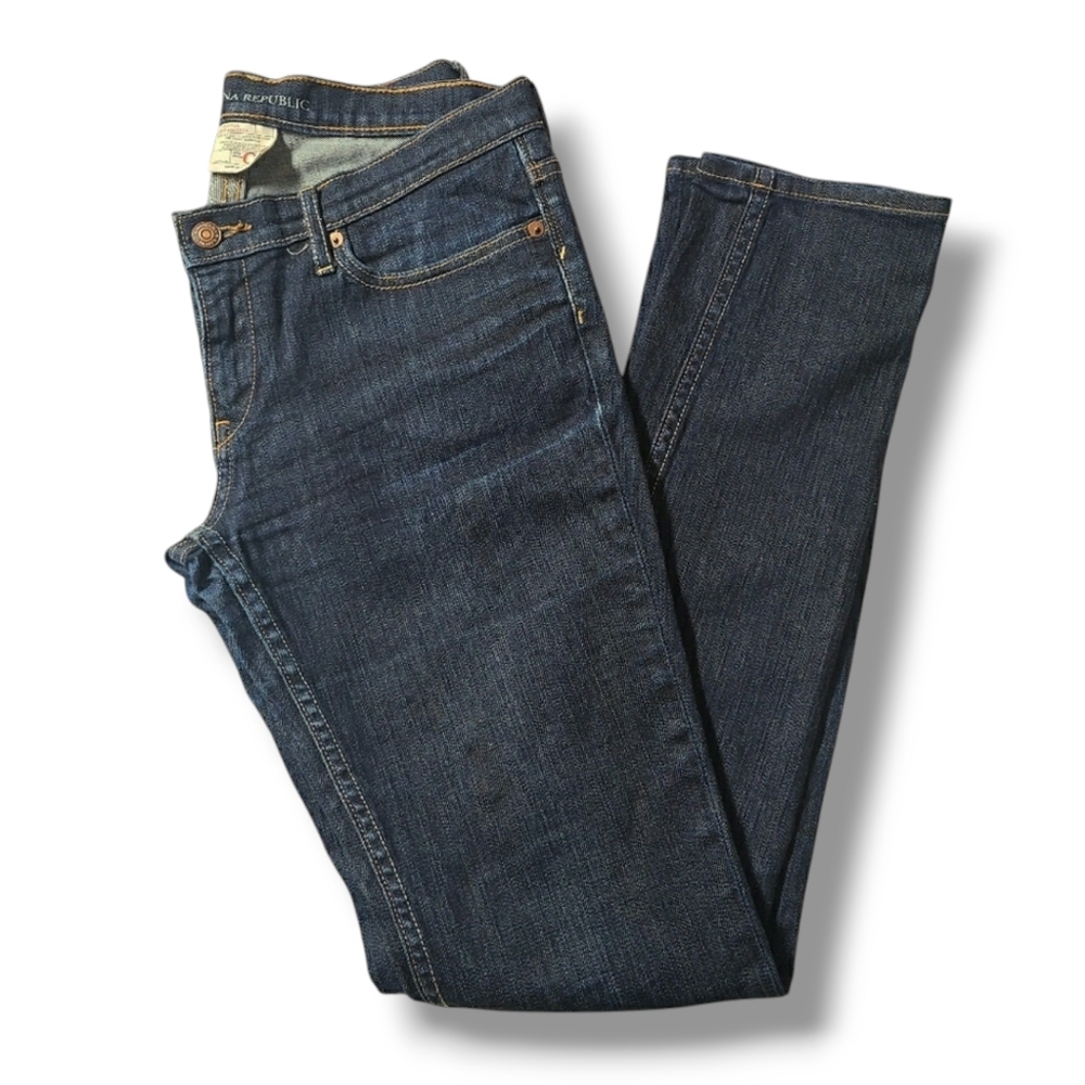 Slim Fit Jeans Dark Wash 32/33